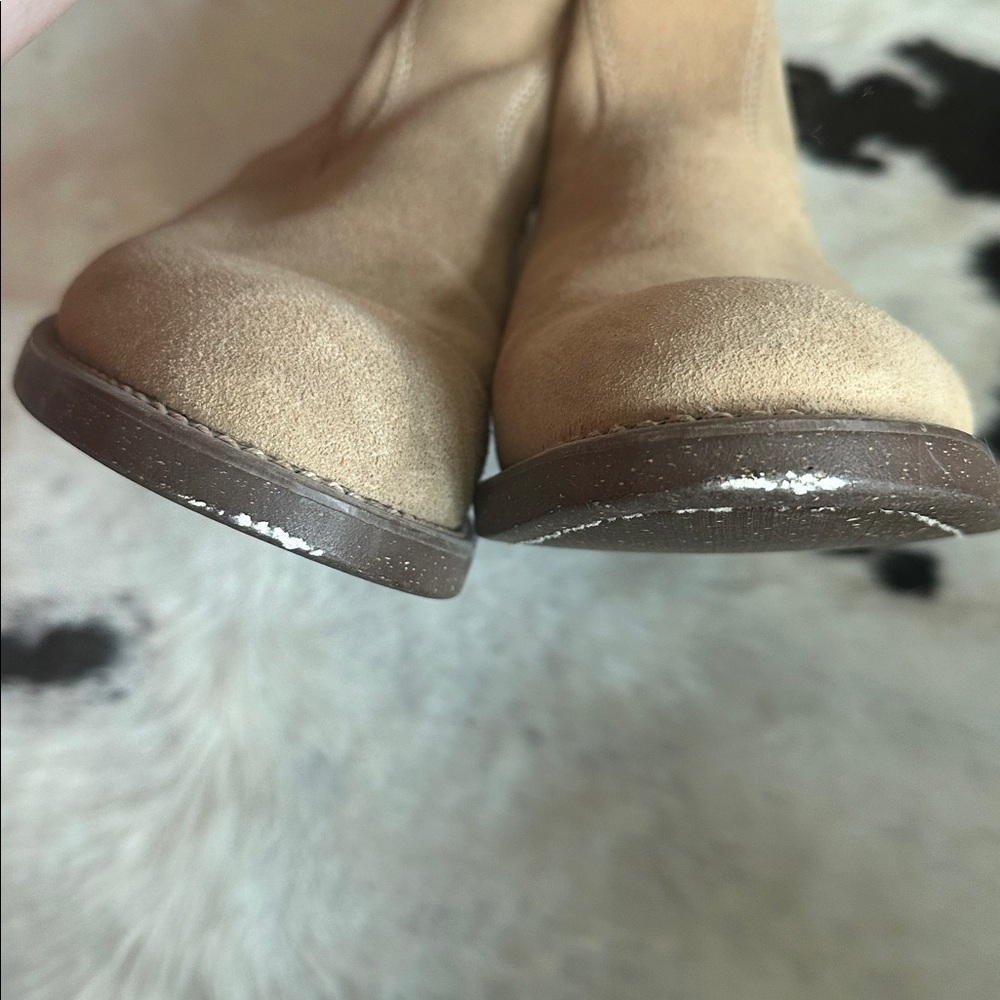 Vintage Tan Leather Cowboy Boots Men’s 11 Texas Steer Bilterite - Picture 3 of 8